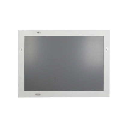 23" WOOD FRAME MIRROR IN WHITE