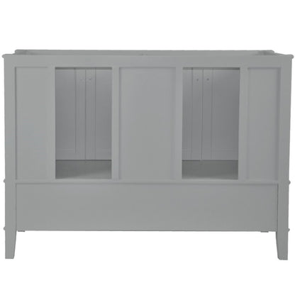 49" DOUBLE VANITY IN L/GRAY WITH ENGINEERED STONE TOP