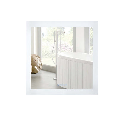 30" Rectangular LED Bordered Illuminated Mirror with Bluetooth Speakers