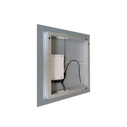 36" Rectangular LED Bordered Illuminated Mirror with Bluetooth Speakers