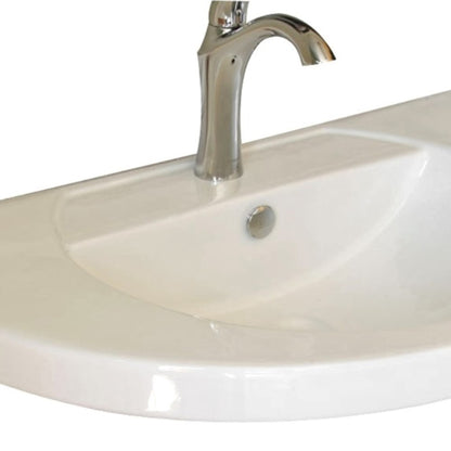 34" Single vanity Wood Ebony Zebra