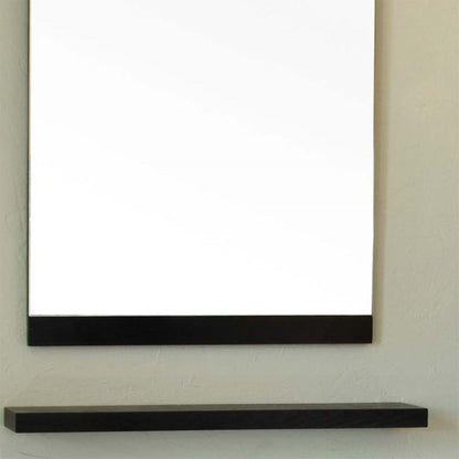 23.6" Mirror black wood