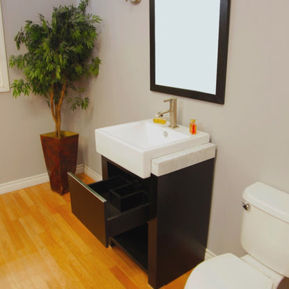 24" Single sink vanity