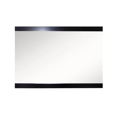 37.4" Mirror Black wood