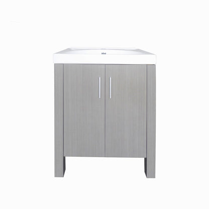 23.8" Single sink vanity Gray