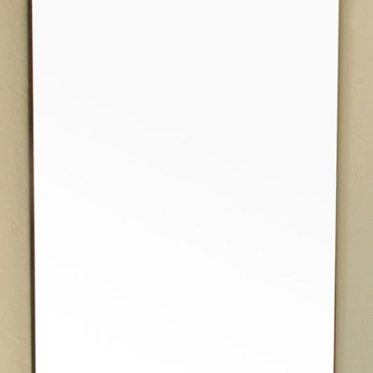 19.7" Mirror Dark walnut wood