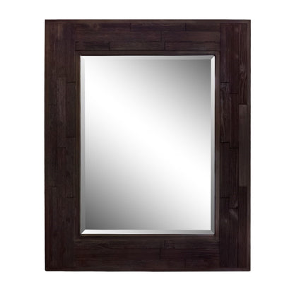 29" Rectangle Wood Frame Mirror