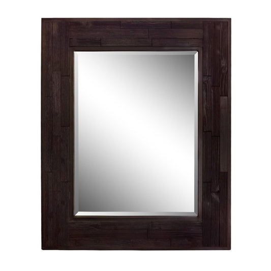 29" Rectangle Wood Frame Mirror