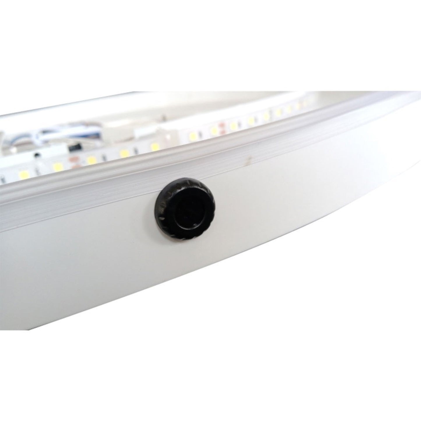 36" Round LED Bordered Illuminated Mirror