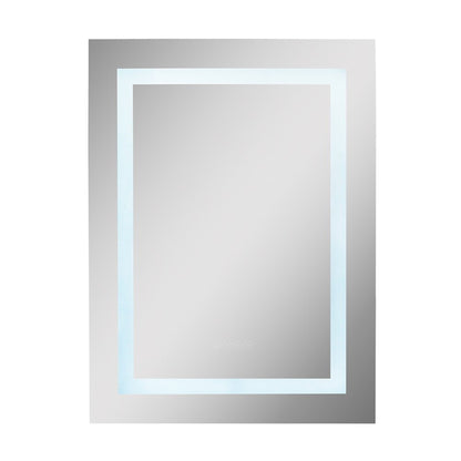 24" Rectangular LED Illuminated Mirror with Bluetooth Speaker
