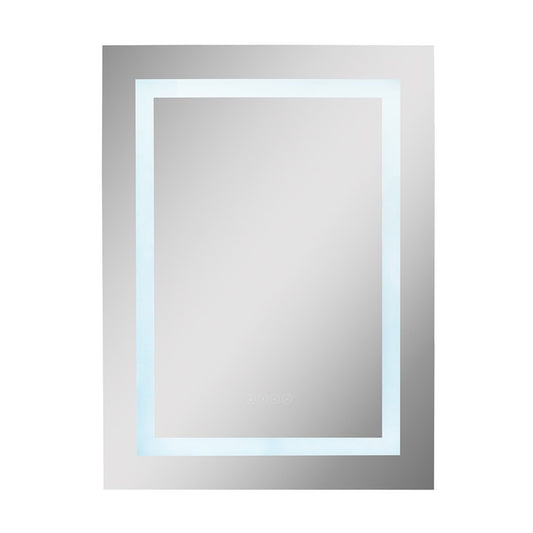 24" Rectangular LED Illuminated Mirror with Bluetooth Speaker