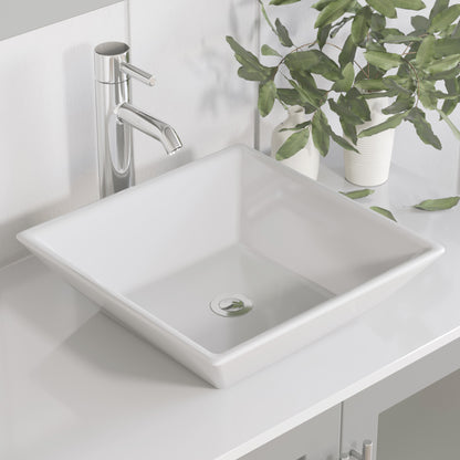 Complete 36" Gray Vanity Set with Polished Chrome Plumbing