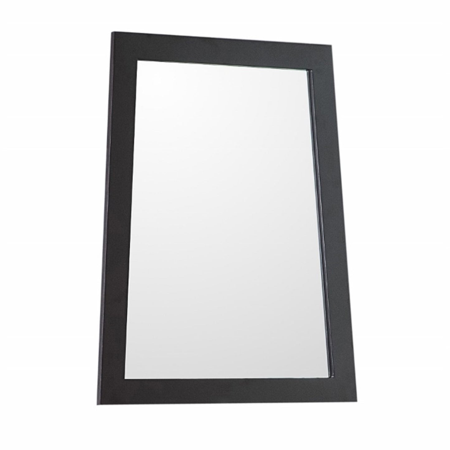 Ladder shape framed mirror manufactured wood espresso