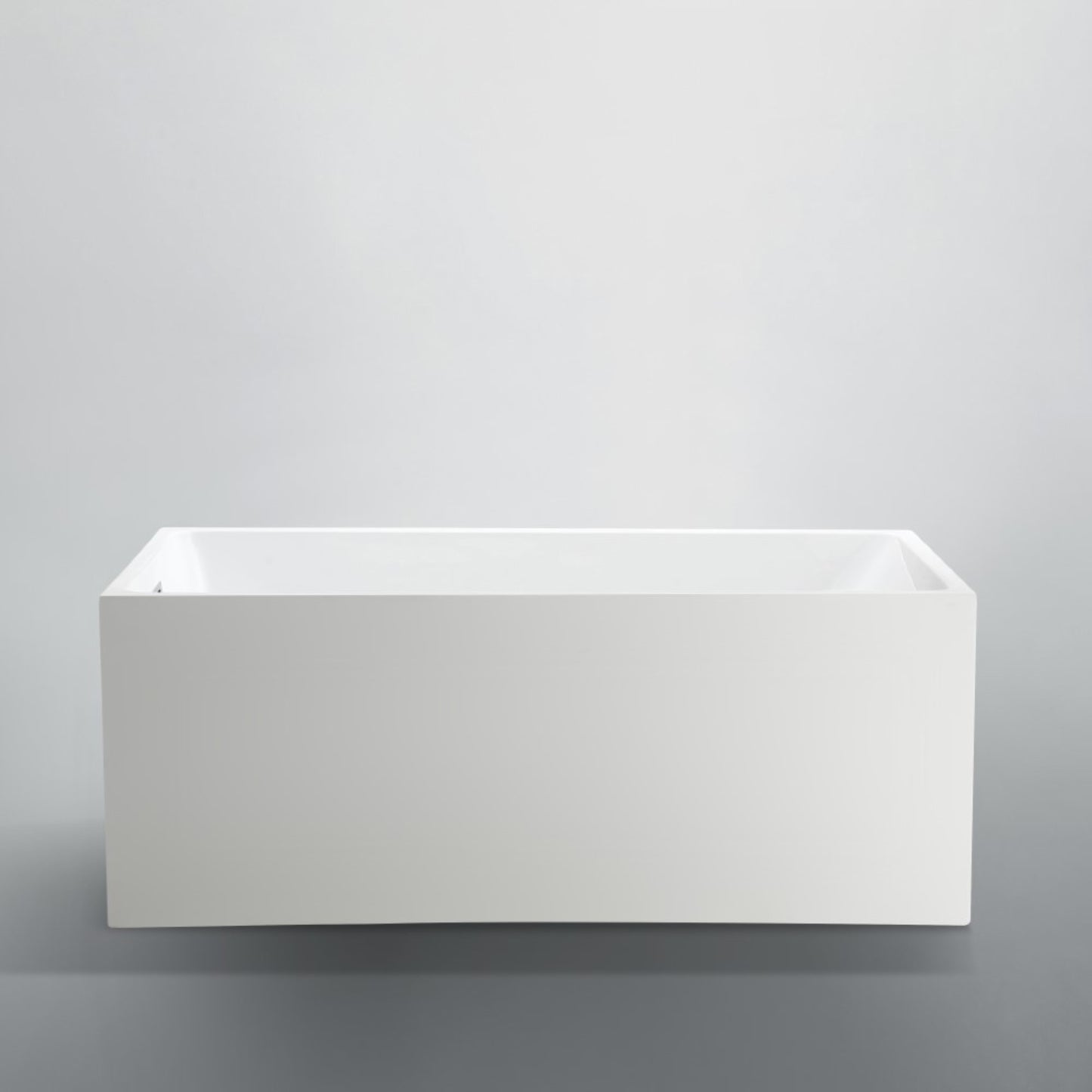Catania 67" Freestanding Bathtub in Glossy White