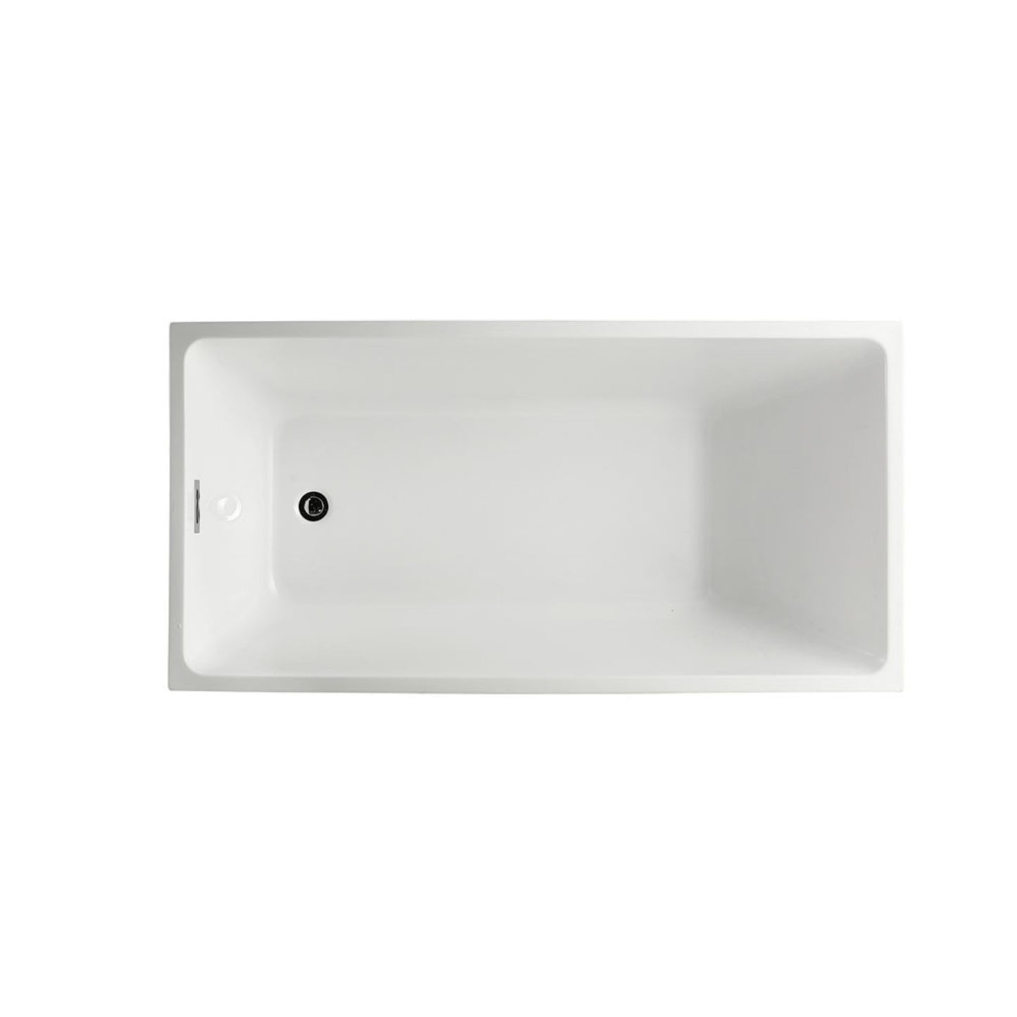 Catania 67" Freestanding Bathtub in Glossy White