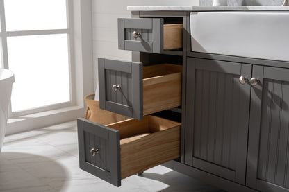 Burbank 54" Single Vanity in Gray