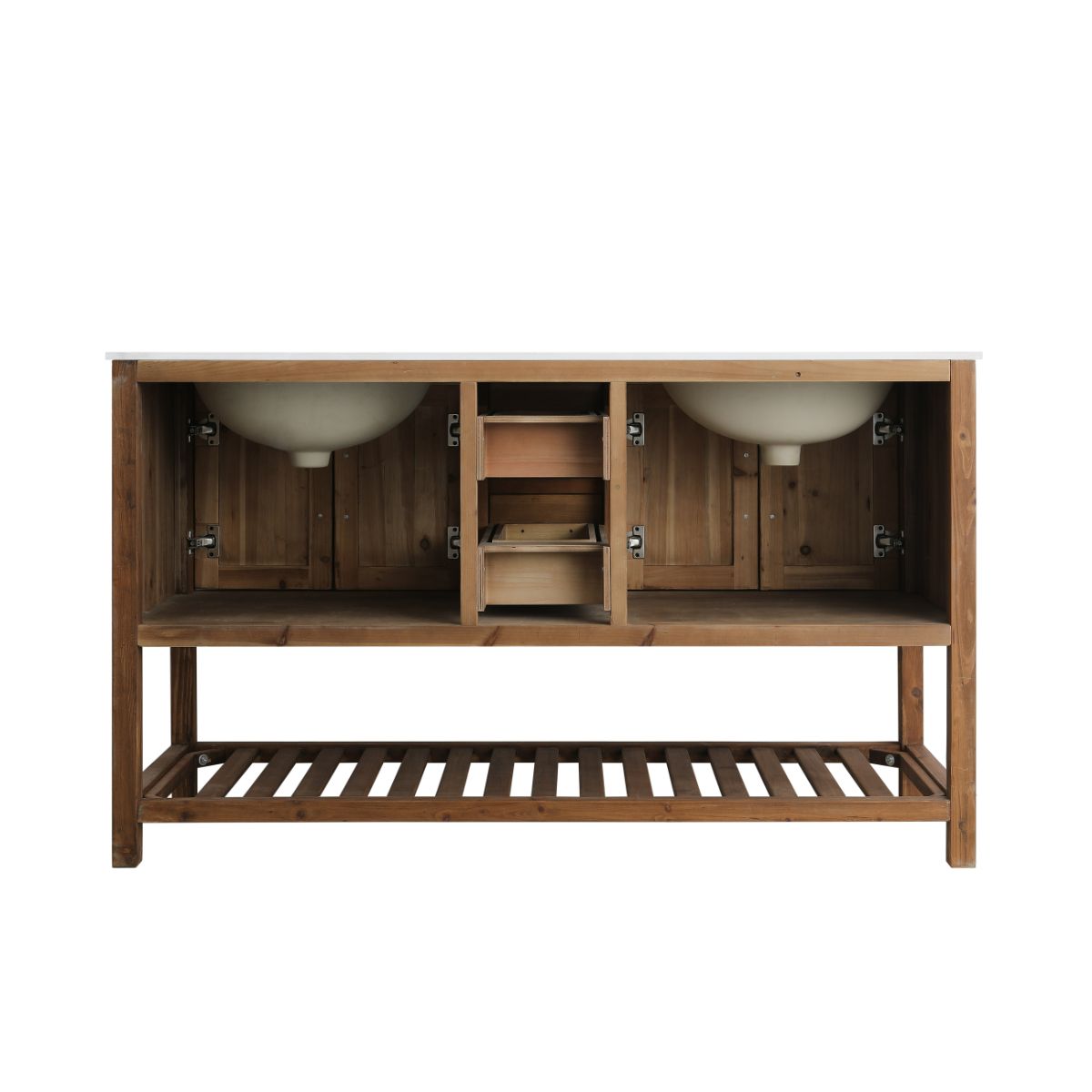 Austin 60" Vanity Base Only in Walnut