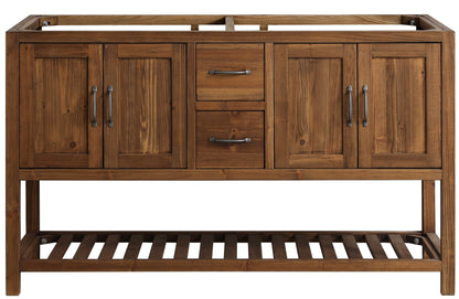 Austin 60" Vanity Base Only in Walnut