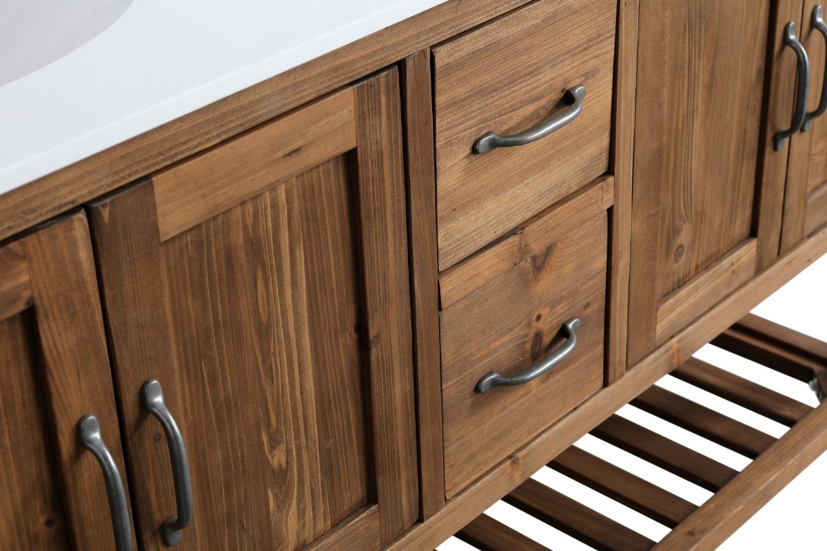 Austin 60" Vanity Base Only in Walnut