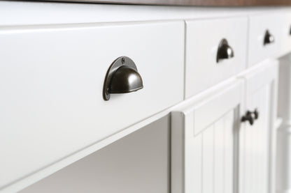 Monterey 80 In. Kitchen Island With White Quartz Sintered Stone Countertop in White