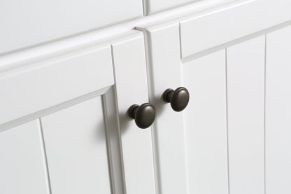 Monterey 80 In. Kitchen Island With White Quartz Sintered Stone Countertop in White
