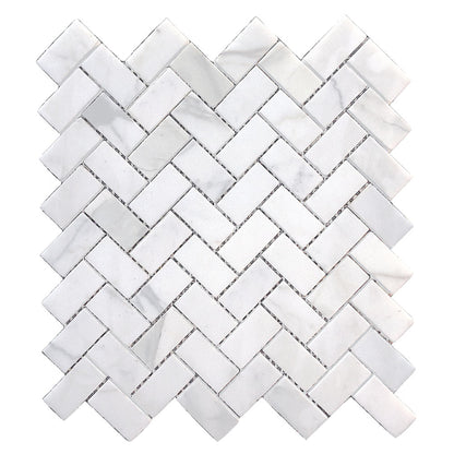 Design Element Herringbone Marble Tile (9.4 sq. ft. / case)