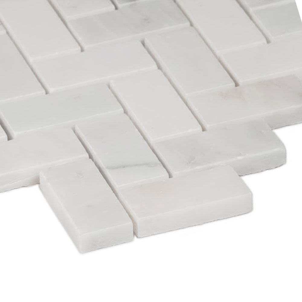 Design Element Herringbone Marble Tile (9.4 sq. ft. / case)