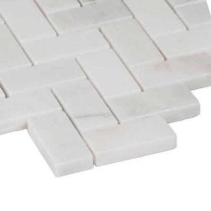 Design Element Herringbone Marble Tile (9.4 sq. ft. / case)