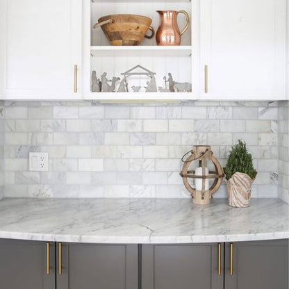 Design Element Blanco Marble Tile (9.6 sq. ft. / case)