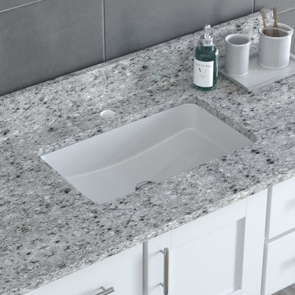USA Patriot 48 Inch White Bathroom Vanity - Pepper Counter