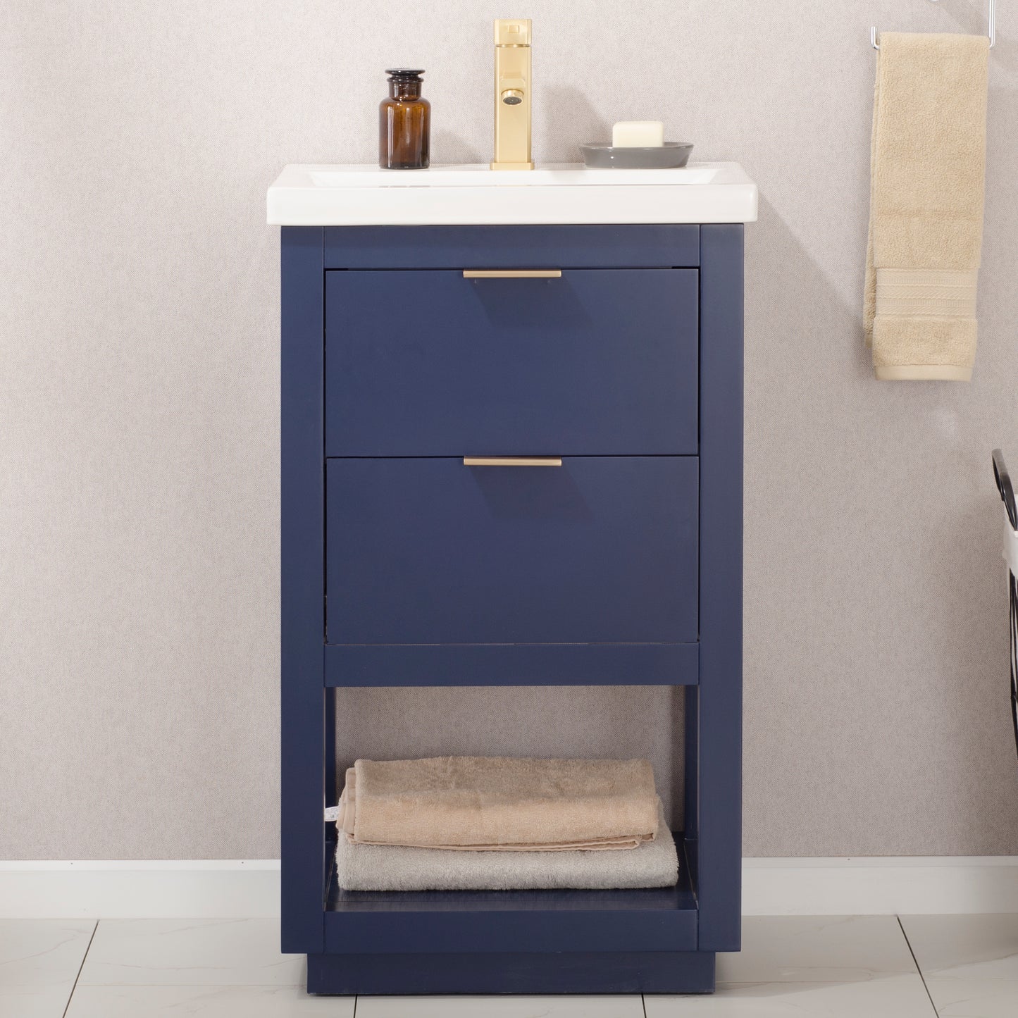 Klein 20" Single Sink Vanity In Blue
