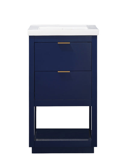 Klein 20" Single Sink Vanity In Blue