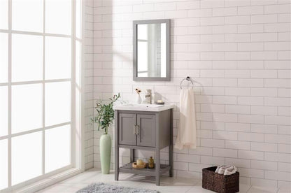 24" KD GRAY SINK VANITY