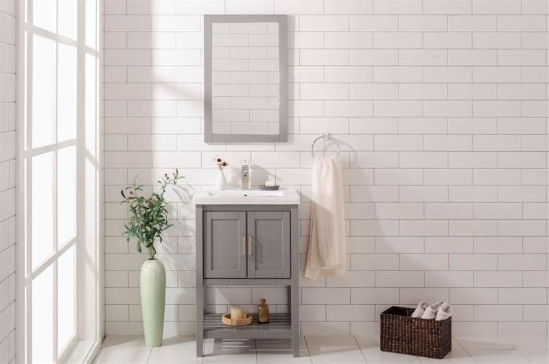 24" KD GRAY SINK VANITY