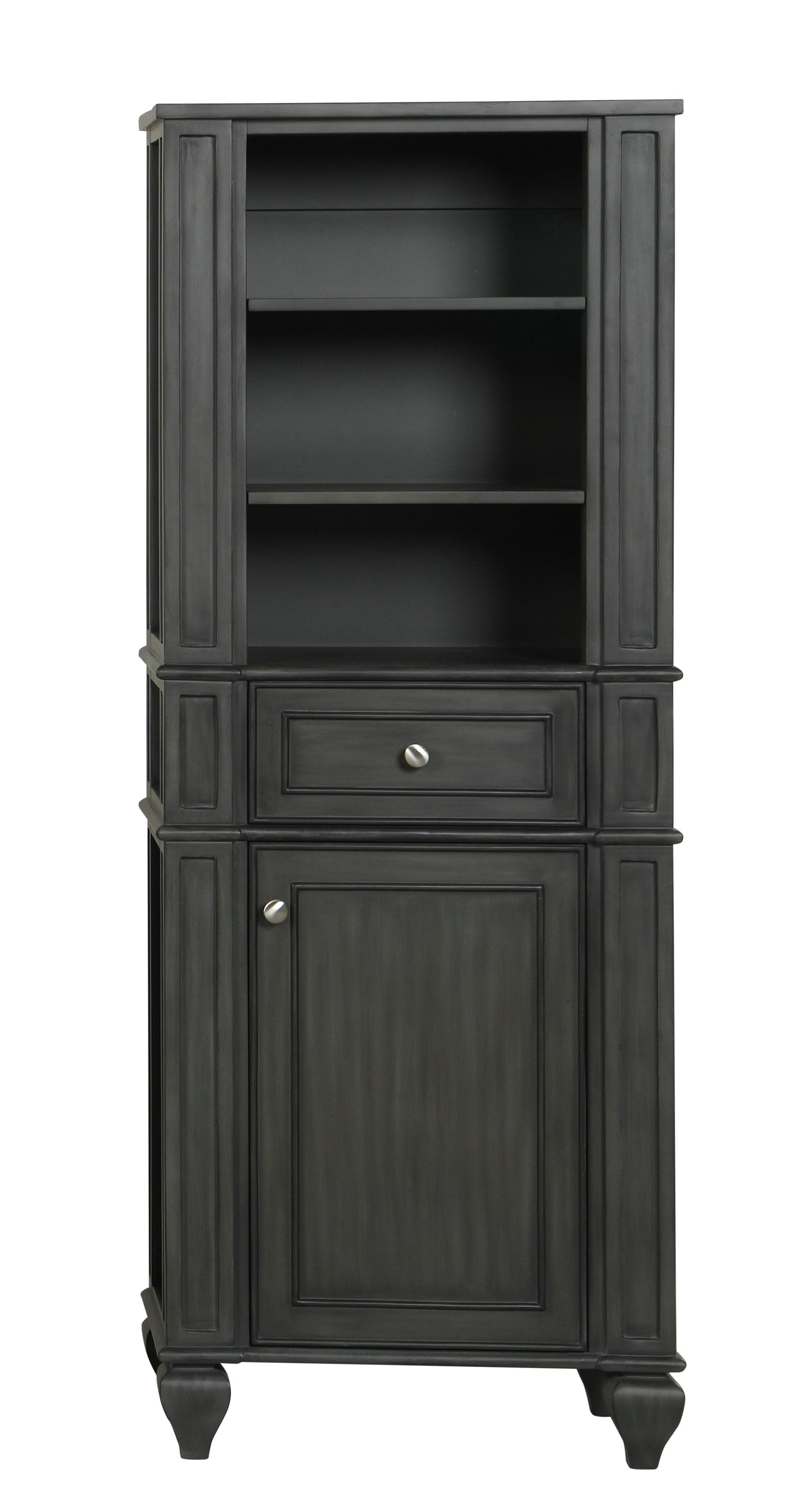 Winston 64" H X 24" W Linen Tower in Antique Gray