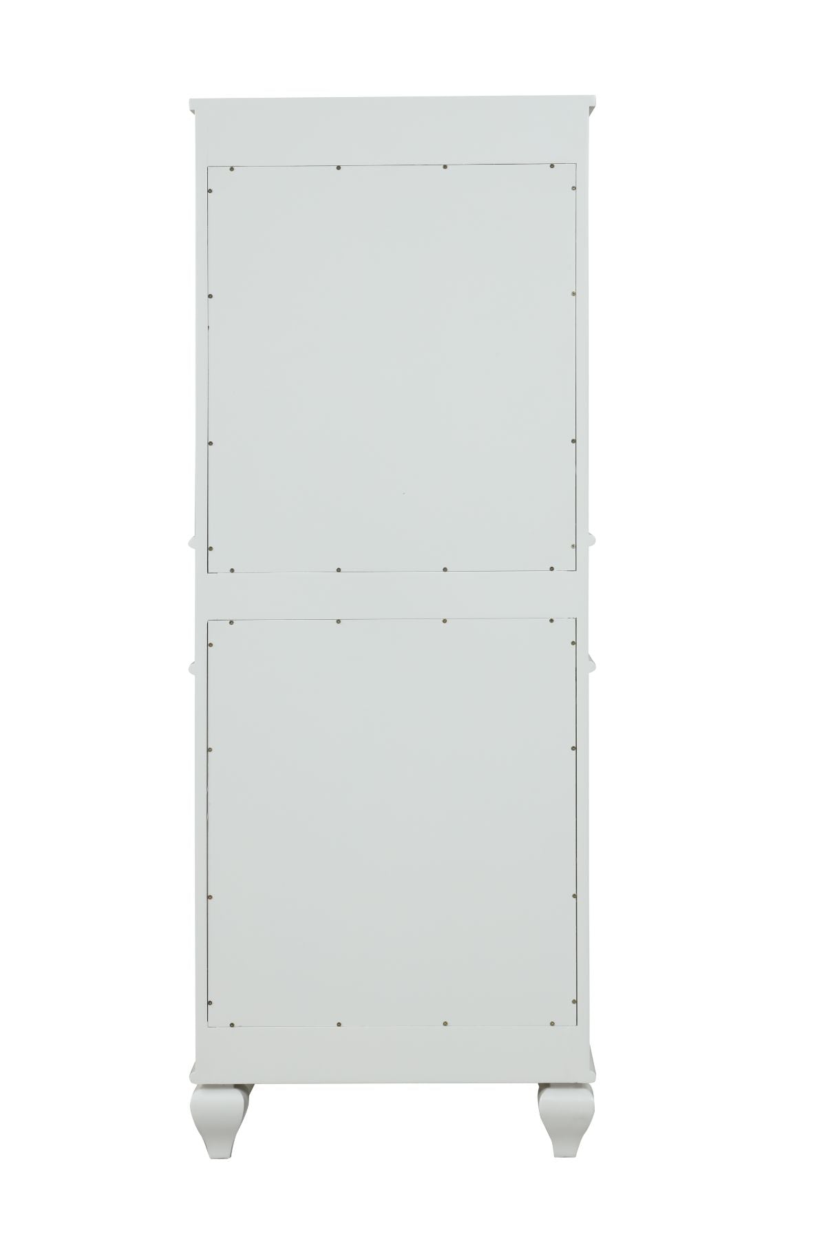 Winston 64" H X 24" W Linen Tower in Ivory White