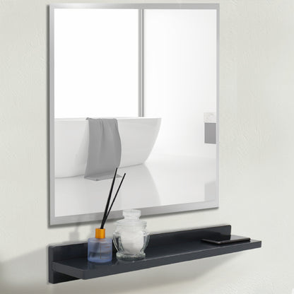 23.5" Wireless Charging Shelf and Frameless Mirror Set