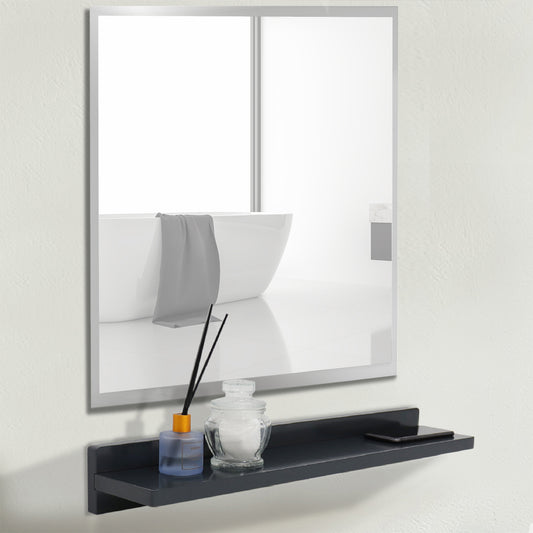 23.5" Wireless Charging Shelf and Frameless Mirror Set