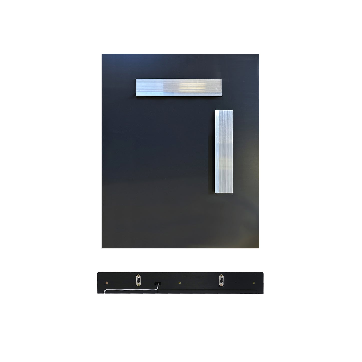 23.5" Wireless Charging Shelf and Frameless Mirror Set