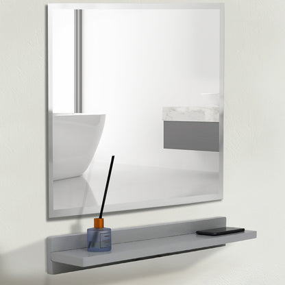 23.5" Wireless Charging Shelf and Frameless Mirror Set