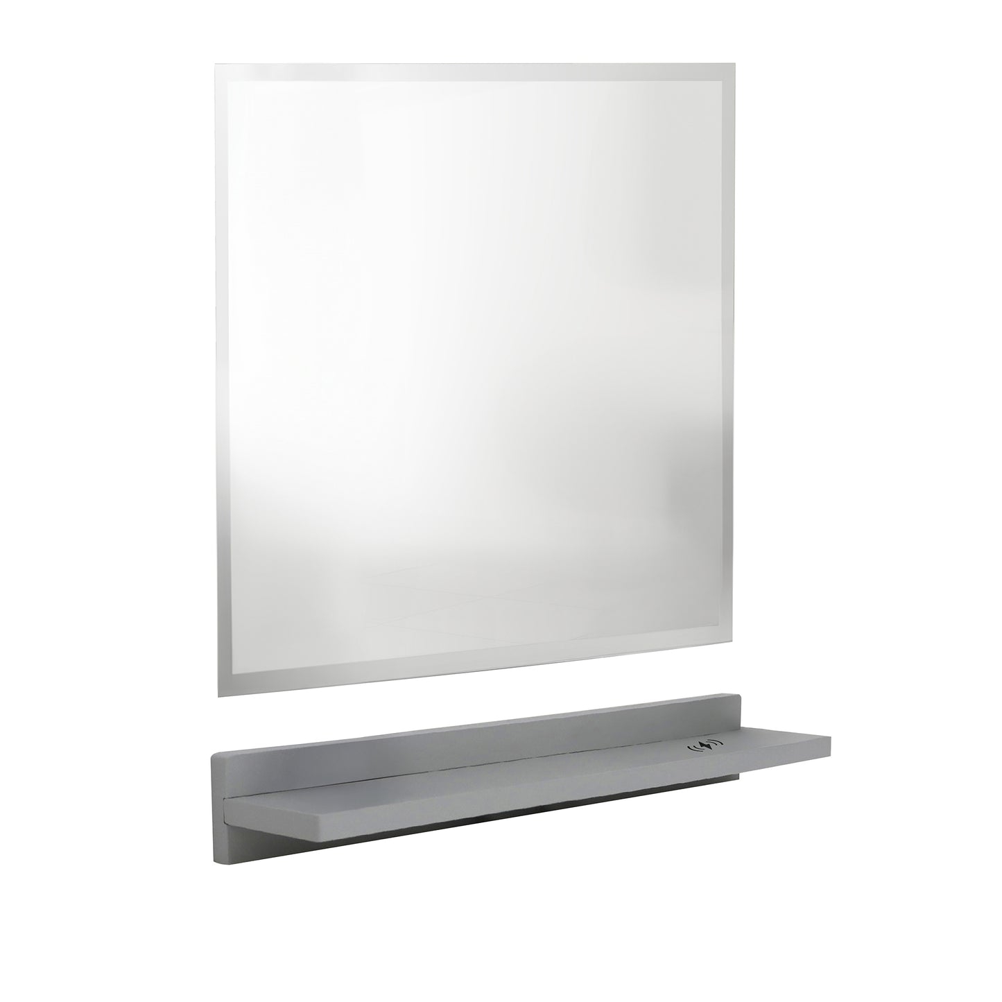 23.5" Wireless Charging Shelf and Frameless Mirror Set