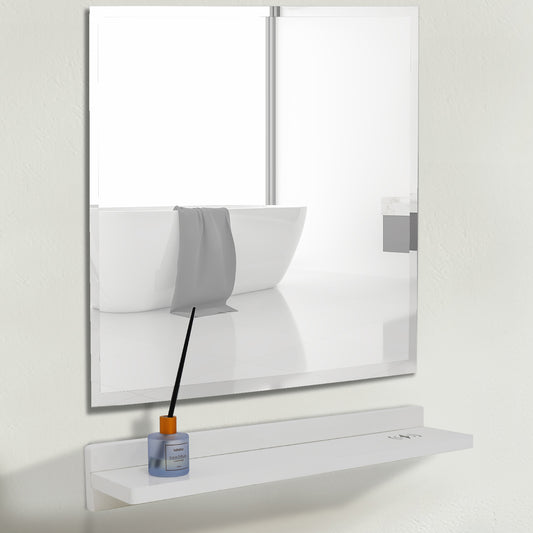 23.5" Wireless Charging Shelf and Frameless Mirror Set