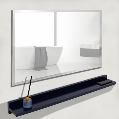 35" Wireless Charging Shelf and Frameless Mirror Set