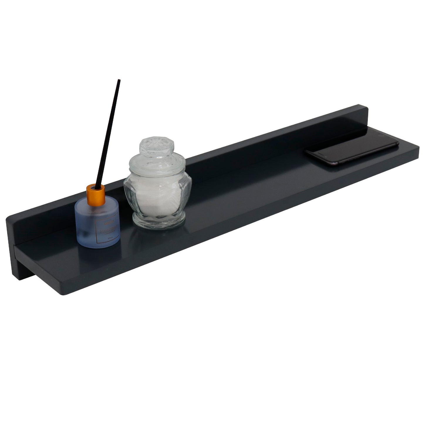 35" Wireless Charging Shelf and Frameless Mirror Set