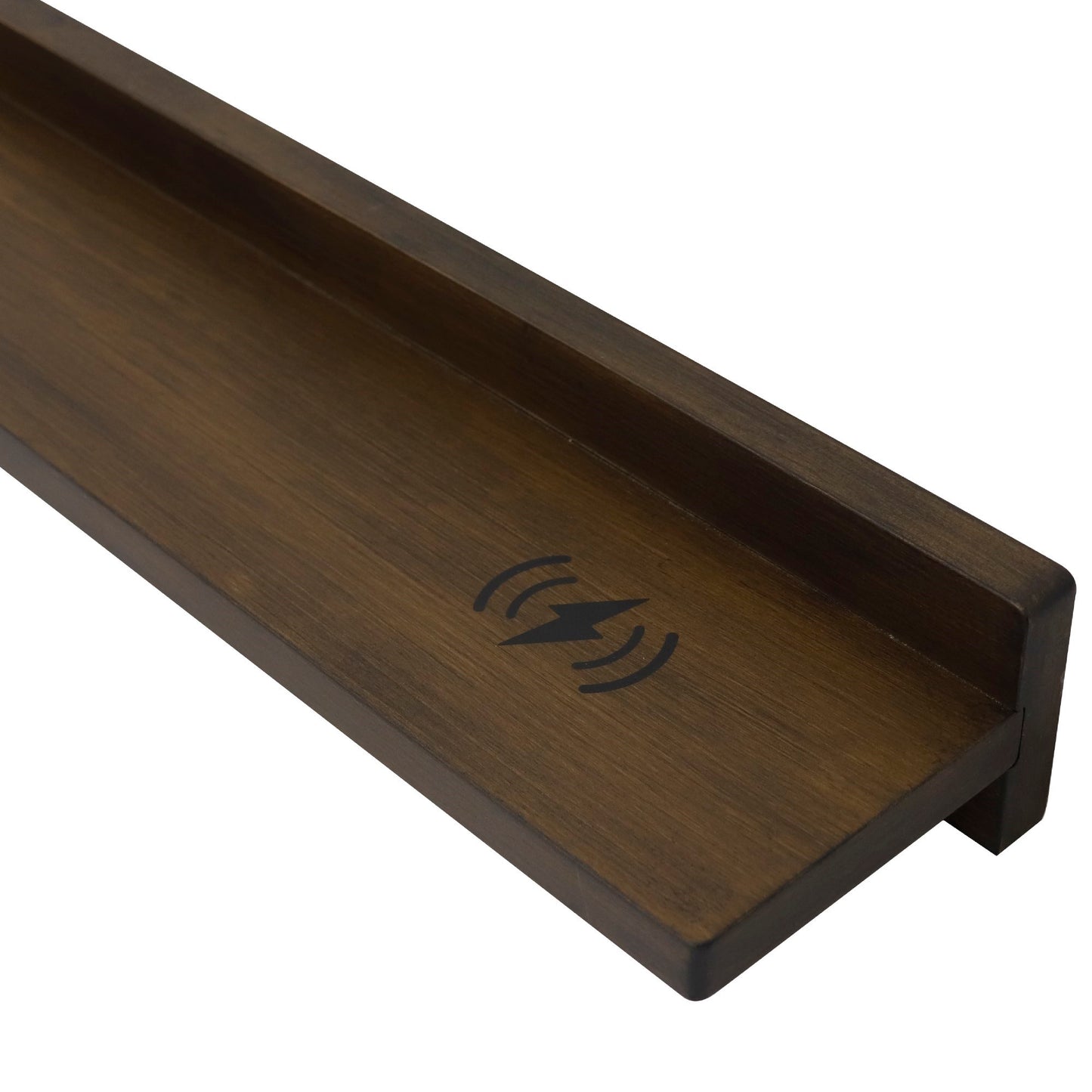 35" Wireless Charging Shelf and Frameless Mirror Set