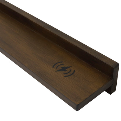 35" Wireless Charging Shelf and Frameless Mirror Set