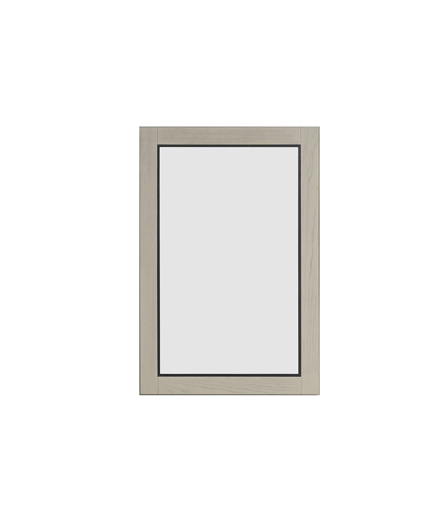 24"x36" LIGHT OAK MIRROR