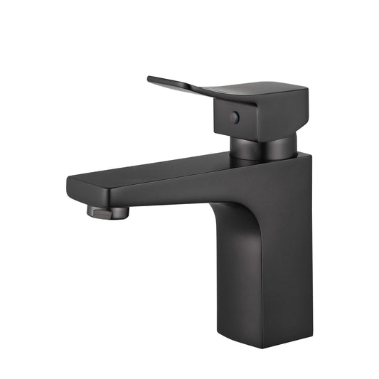 UPC FAUCET WITH DRAIN-OIL RUBBER BLACK