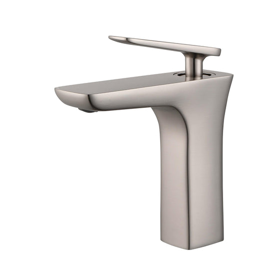 UPC FAUCET WITH DRAIN-BRUSHED NICKEL