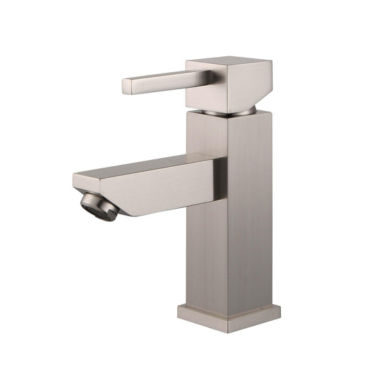 UPC FAUCET WITH DRAIN-BRUSHED NICKEL